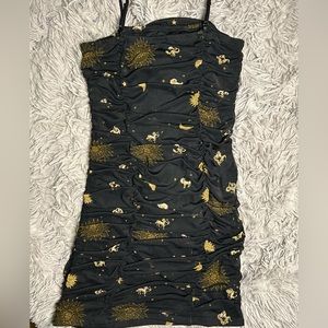 Zodiac sun and stars going out dress